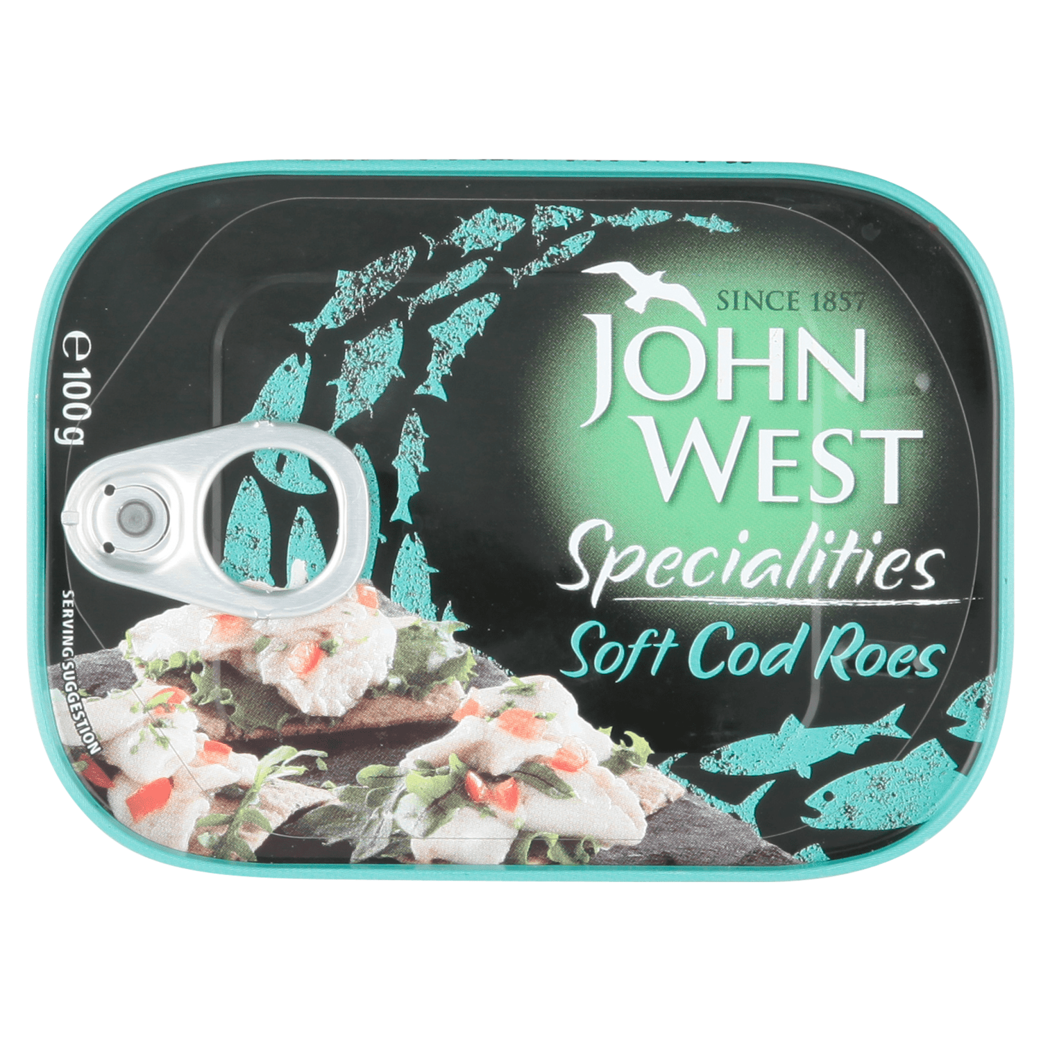John West Specialities Soft Cod Roes 100g - UK Food & Drink - 5000171010421