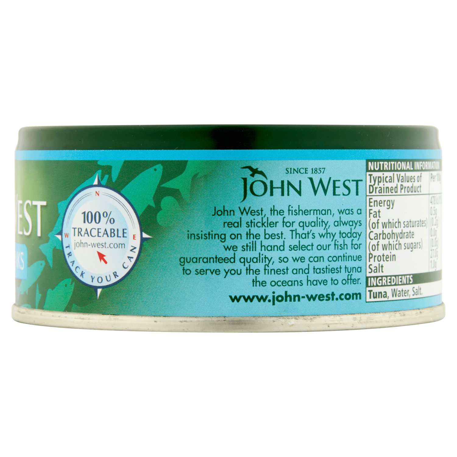 John West Tuna Chunks in Brine 145g - UK Food & Drink - 5000171057808