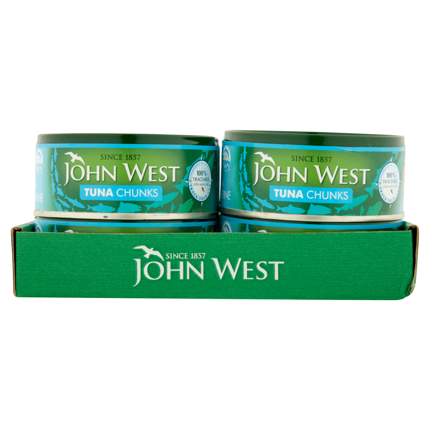 John West Tuna Chunks in Brine 145g - UK Food & Drink - 5000171057808