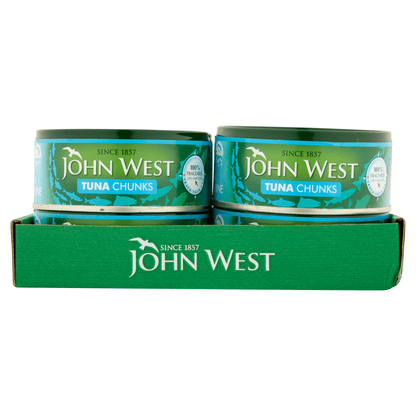 John West Tuna Chunks in Brine 145g - UK Food & Drink - 5000171057808