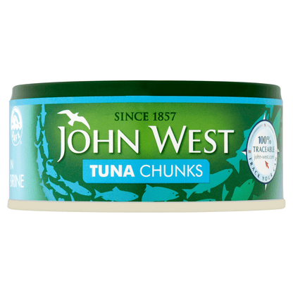 John West Tuna Chunks in Brine 145g - UK Food & Drink - 5000171057808