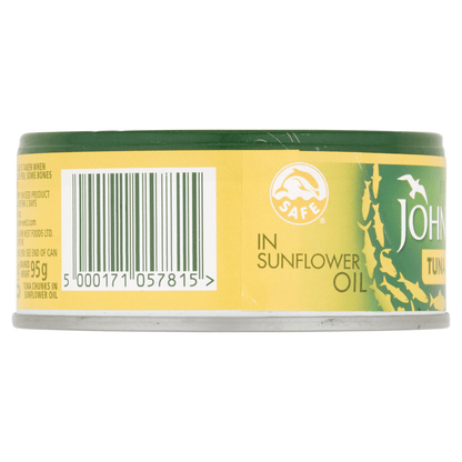 John West Tuna Chunks in Sunflower Oil 145g - UK Food & Drink - 5000171057815