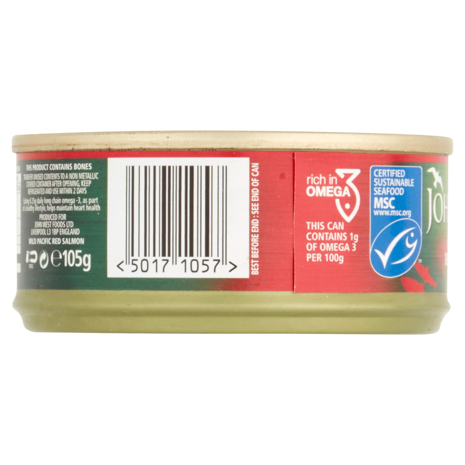 John West Wild Pacific Red Salmon 105g - UK Food & Drink - 50171057