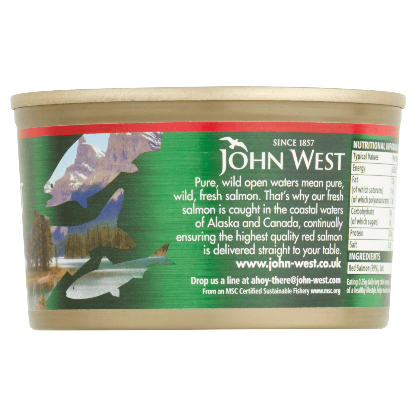 John West Wild Pacific Red Salmon 213g - UK Food & Drink - 5000171010025