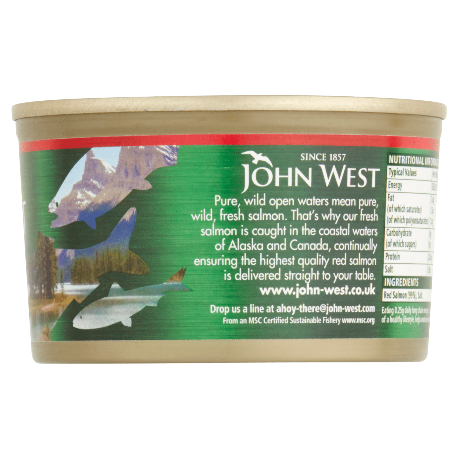 John West Wild Pacific Red Salmon 213g - UK Food & Drink - 5000171010025