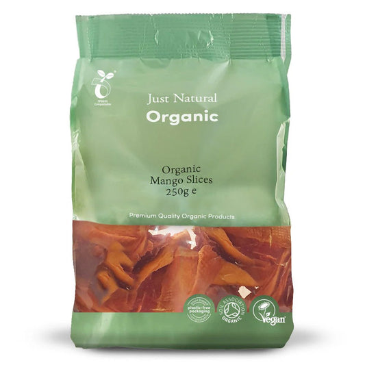 Just Natural Organic Mango Slices - UK Food & Drink - 5060338033373
