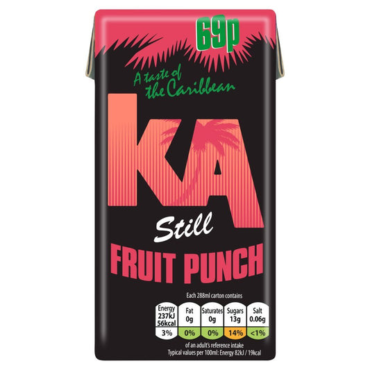 Ka Still Fruit Punch Pm 69P 288Ml - UK Food & Drink - 5000382115847