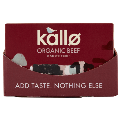 Kallo Organic Beef Stock Cubes 8 x 11g - UK Food & Drink - 5013665112259