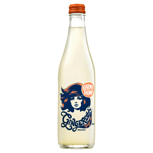 Karma Drinks Fairtrade Organic Gingerella Ginger Ale 300ml - UK Food & Drink - 9421902090035