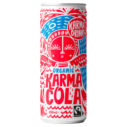 Karma Drinks Fairtrade Organic Karma Cola 250ml - UK Food & Drink - 9421902090349