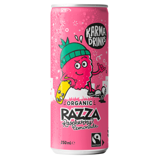 Karma Drinks Organic Razza Raspberry Lemonade 250ml - UK Food & Drink - 9421906005301