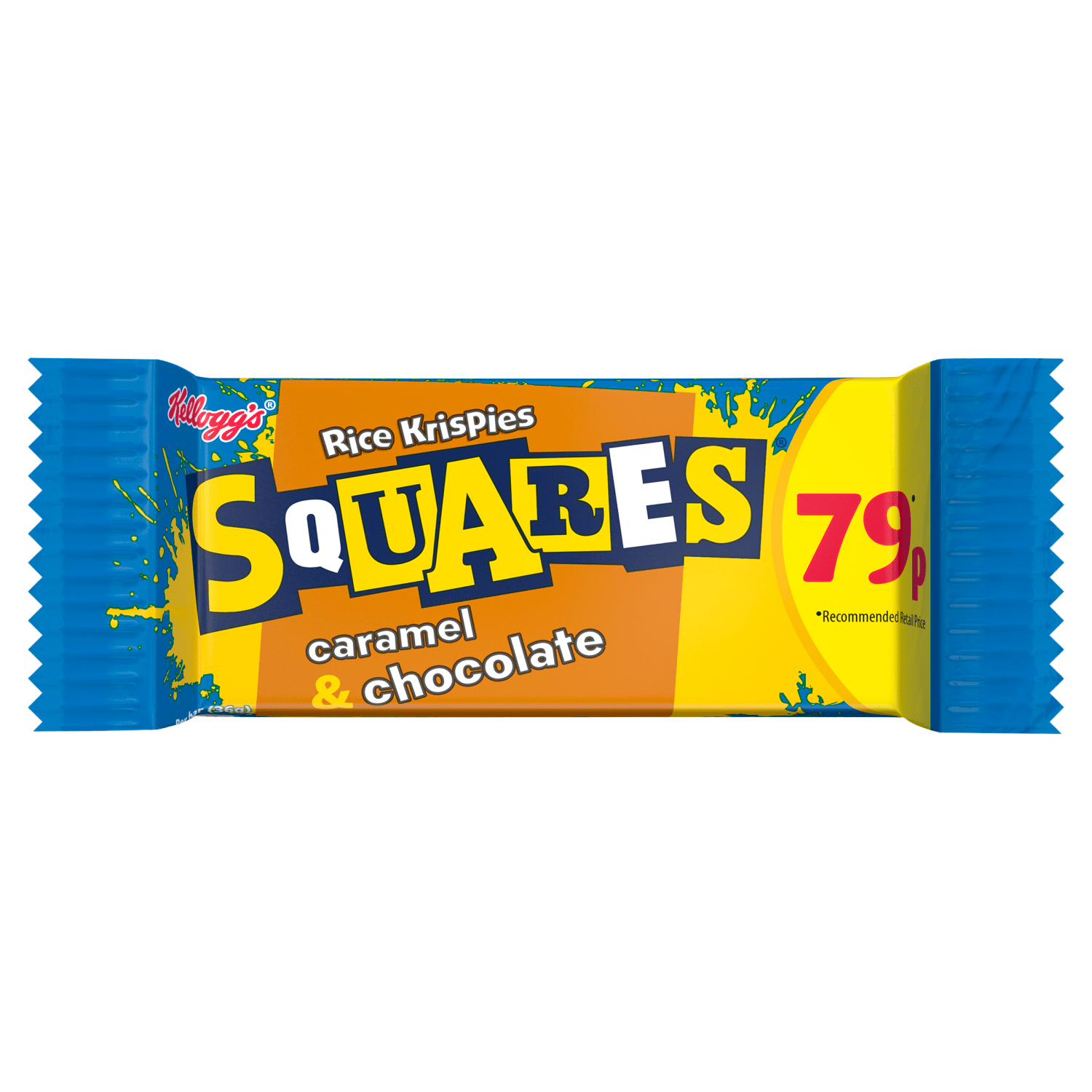 Kellogg's Squares Caramel & Chocolate Rice Krispies 36g - UK Food & Drink - 5059321006289