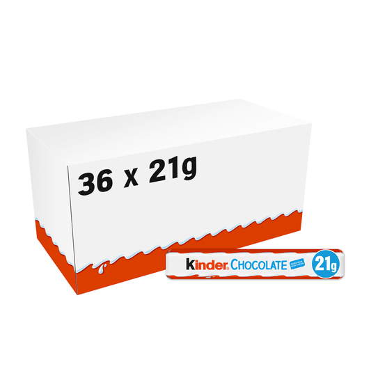 Kinder Chocolate Single Medium Bar 21g - UK Food & Drink - 80050094