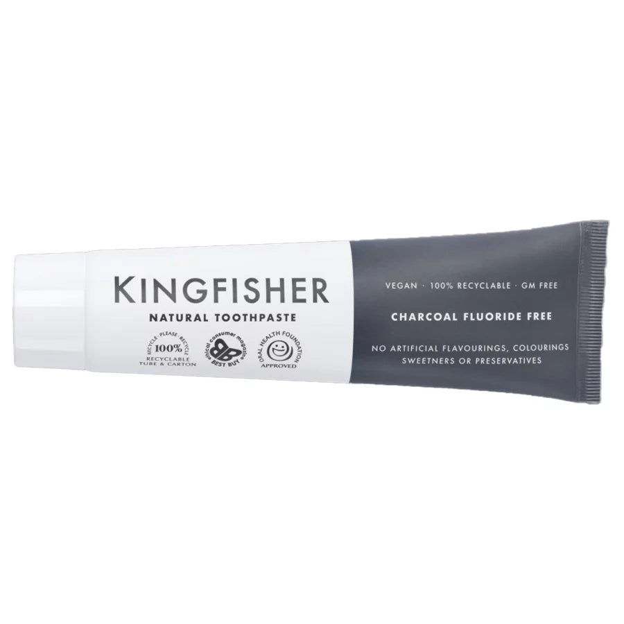 Kingfisher Charcoal Natural Toothpaste - UK Food & Drink - 5016912212924