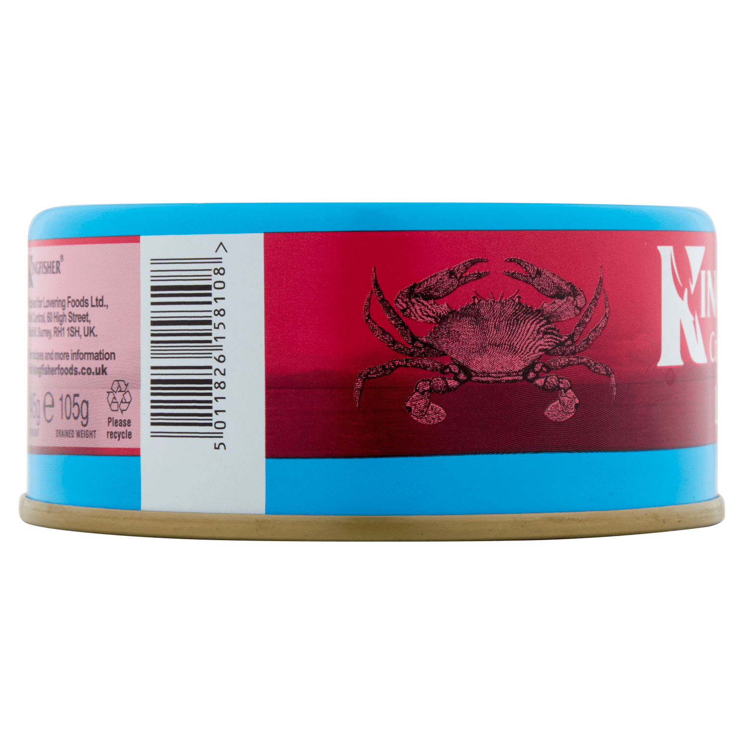 Kingfisher Crab Meat Lump 145g - UK Food & Drink - 5011826158108