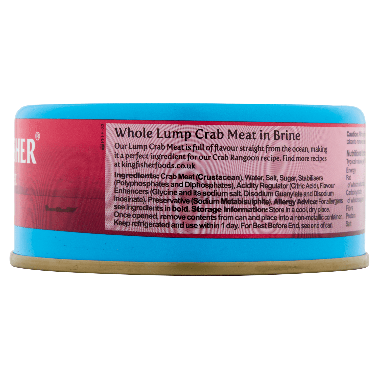 Kingfisher Crab Meat Lump 145g - UK Food & Drink - 5011826158108