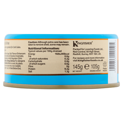 Kingfisher Crab Meat Shredded 145g - UK Food & Drink - 5011826120105