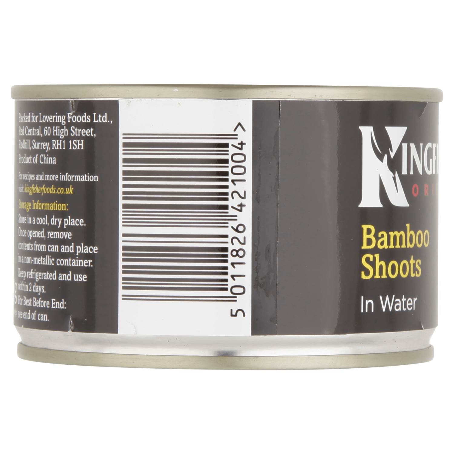 Kingfisher Oriental Sliced Bamboo Shoots in Water 225g - UK Food & Drink - 5011826421004