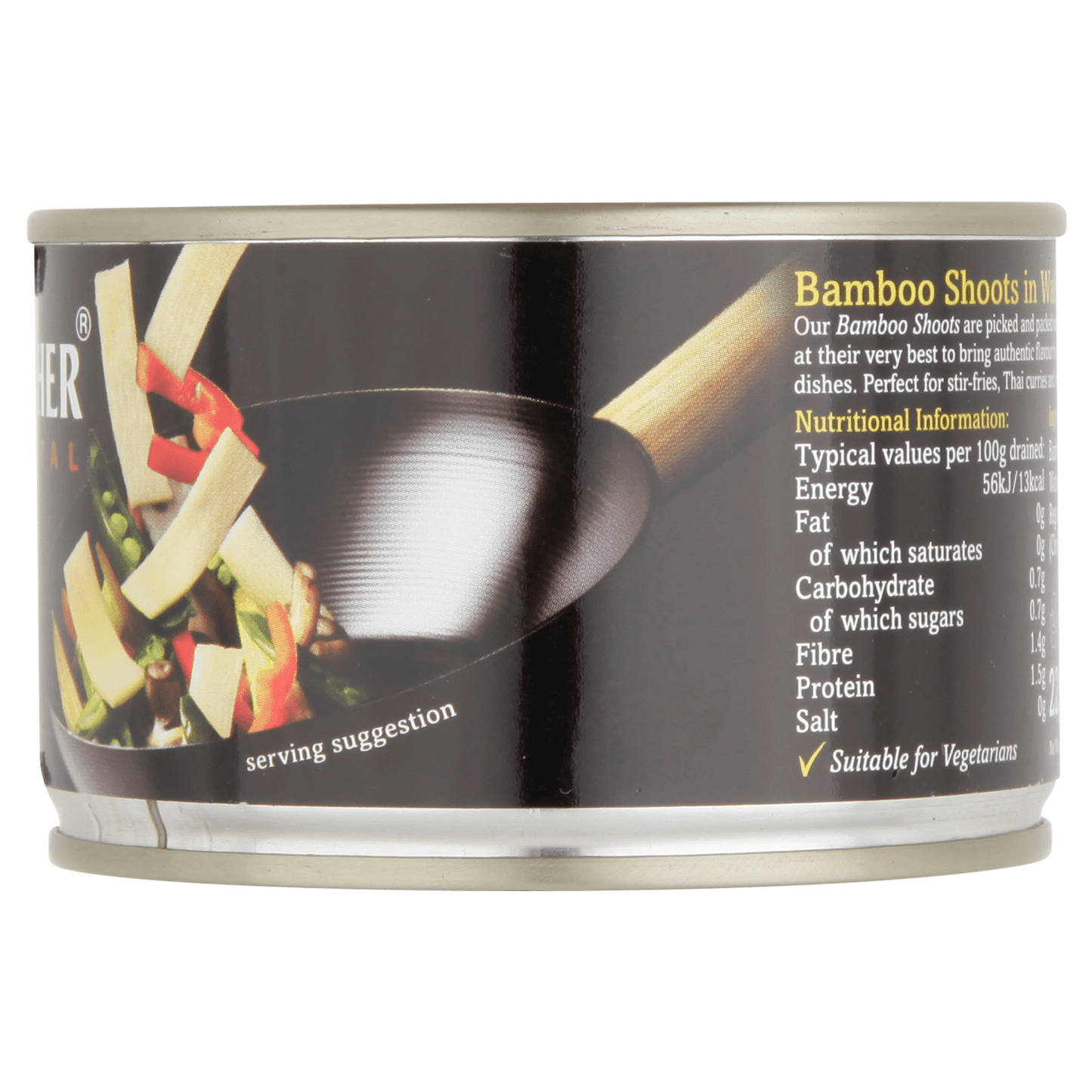 Kingfisher Oriental Sliced Bamboo Shoots in Water 225g - UK Food & Drink - 5011826421004