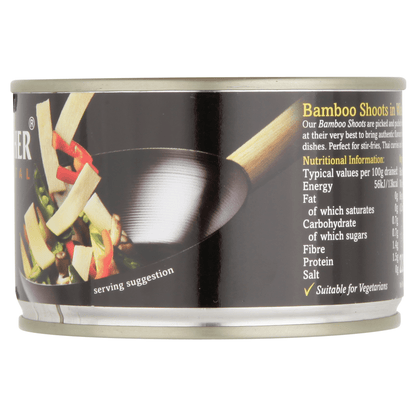 Kingfisher Oriental Sliced Bamboo Shoots in Water 225g - UK Food & Drink - 5011826421004