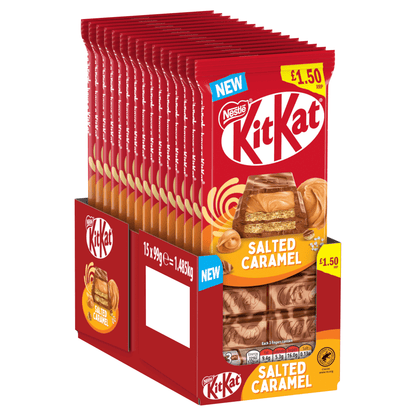 Kit Kat Salted Caramel Sharing Block Pm £1.50 99g - UK Food & Drink - 3800020441732