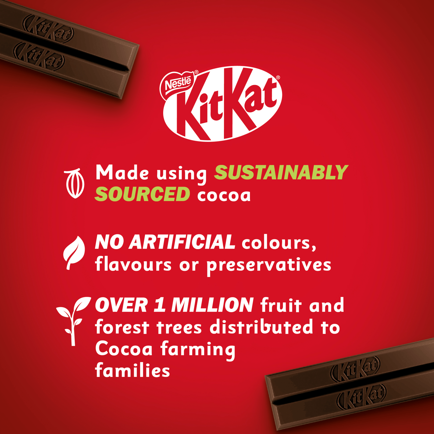 KitKat 2 Finger Dark Mint 9 x 20.7g (186.3g) - UK Food & Drink - 7613036099363
