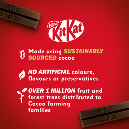 KitKat 2 Finger Dark Mint 9 x 20.7g (186.3g) - UK Food & Drink - 7613036099363
