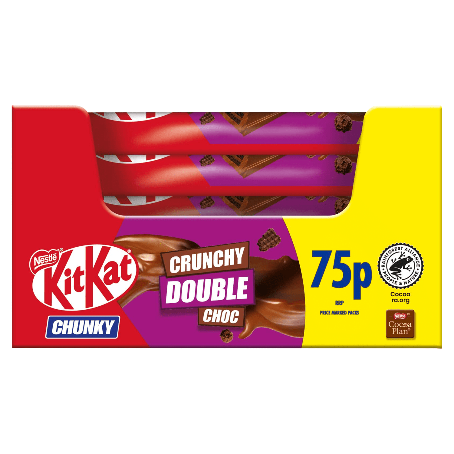 KitKat Chunky Crunchy Double Choc 42g - UK Food & Drink - 3800020492536