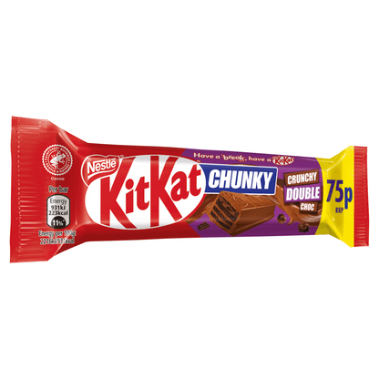 KitKat Chunky Crunchy Double Choc 42g - UK Food & Drink - 3800020492536
