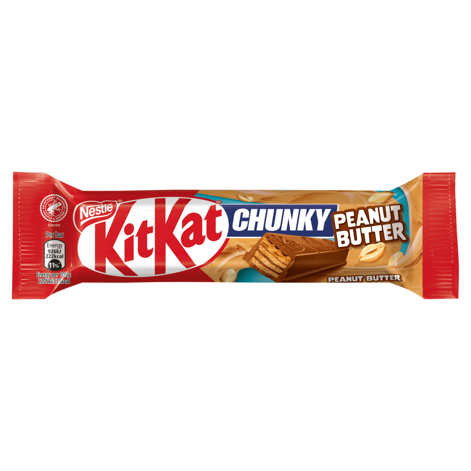 KitKat Chunky Peanut Butter Chocolate Bar 42g - UK Food & Drink - 3800020415009