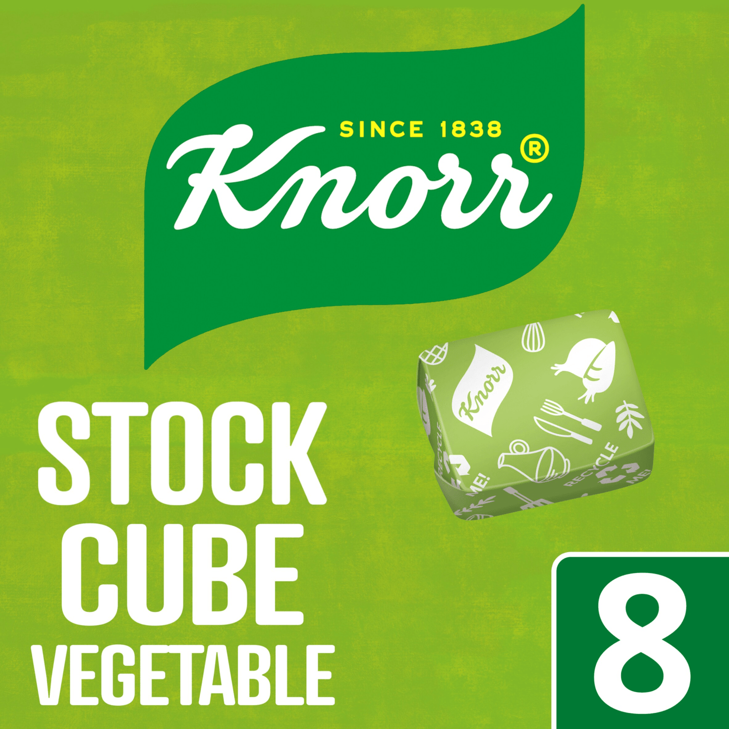 Knorr 8 Vegetable Stock Cube 80g - UK Food & Drink - 5000184161165