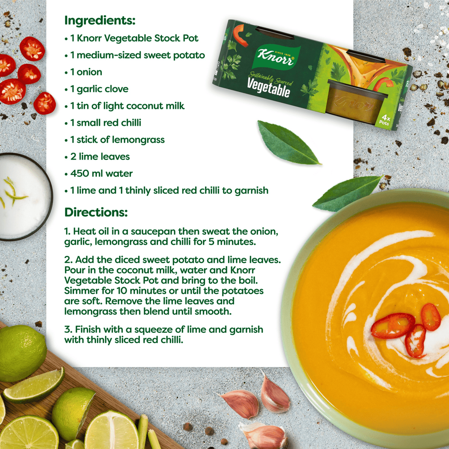 Knorr Stock Pot Vegetable 4x 28 g - UK Food & Drink - 8722700268772