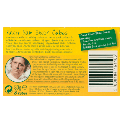 Knorr The Ham Cube 8 Cubes 80g - UK Food & Drink - 5000184161103