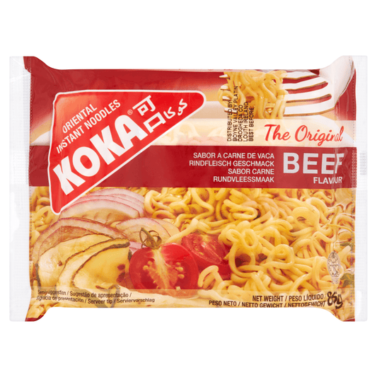 Koka The Original Beef Flavour Oriental Instant Noodles 85g - UK Food & Drink - 8888056603916