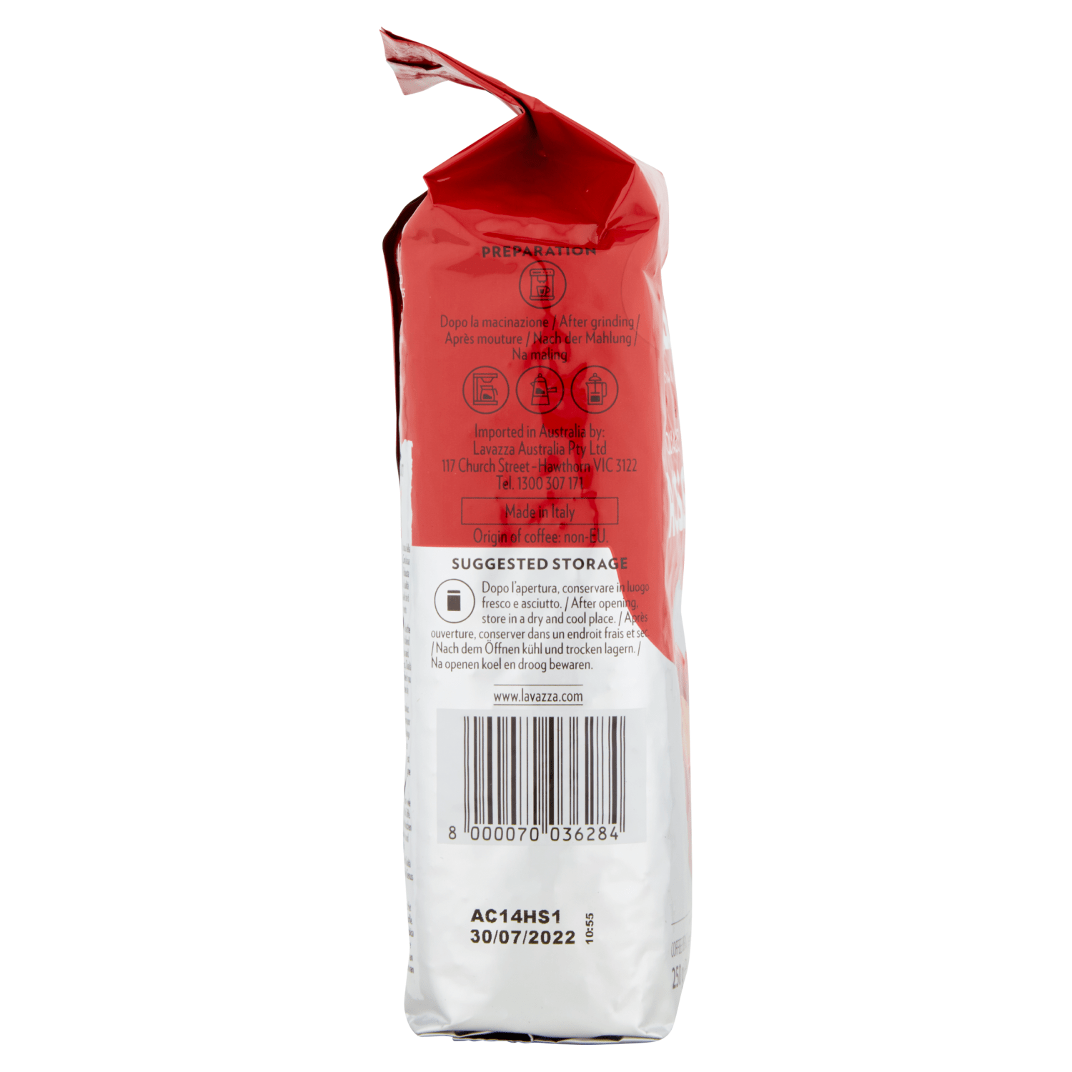 Lavazza Qualit√† Rossa Coffee Beans 250g - UK Food & Drink - 8000070036284