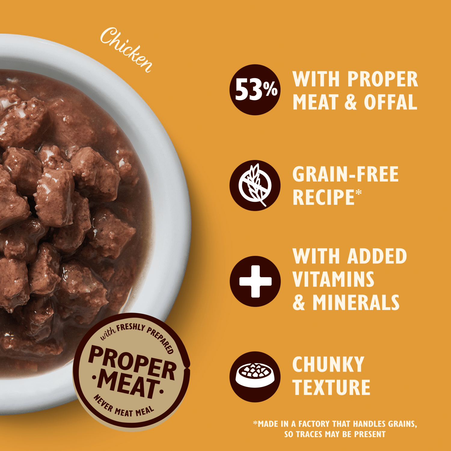 Lily's Kitchen Chicken Tasty Cuts in Gravy for Cats 85g - UK Food & Drink - 5056273603078