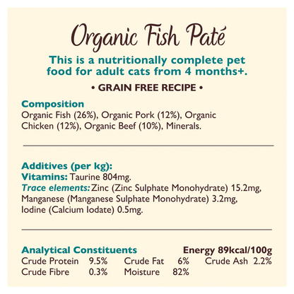 Lily's Kitchen Organic Pate Fish 85g - UK Food & Drink - 5060184243247
