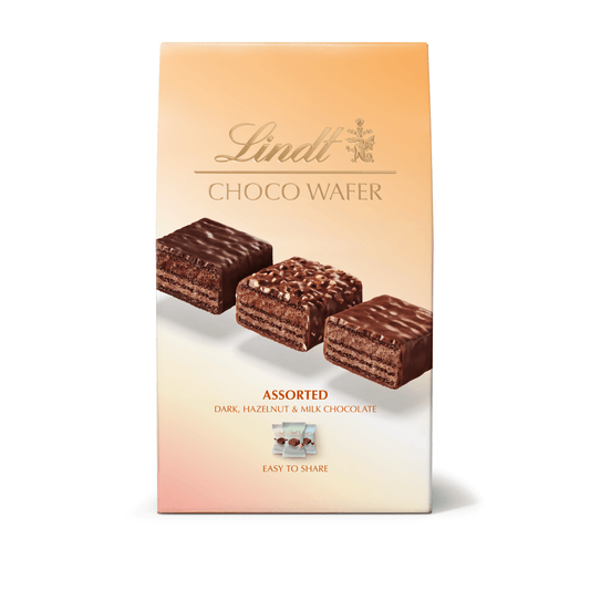 Lindt Choco Wafer Assorted Chocolate Sharing Box 138g - UK Food & Drink - 8003340806617