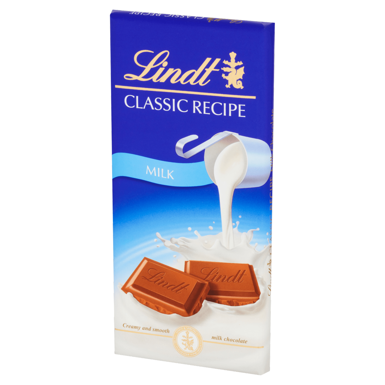 Lindt Classic Recipe Milk Chocolate Bar 100g - UK Food & Drink - 3046921021882