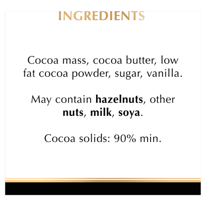 Lindt Excellence Intense Dark 90% Cocoa Chocolate Bar 100g - UK Food & Drink - 3046920029759