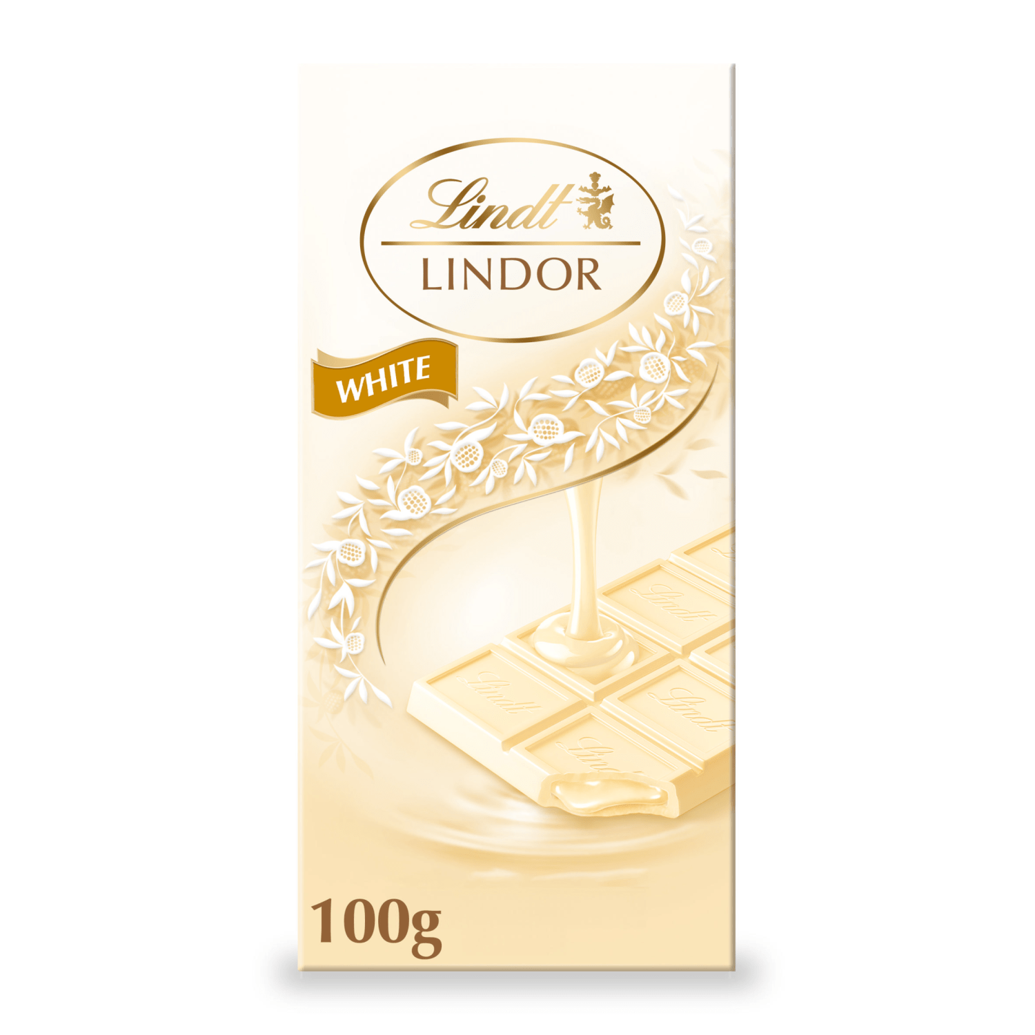 Lindt Lindor White Chocolate Bar 100g - UK Food & Drink - 7610400010429