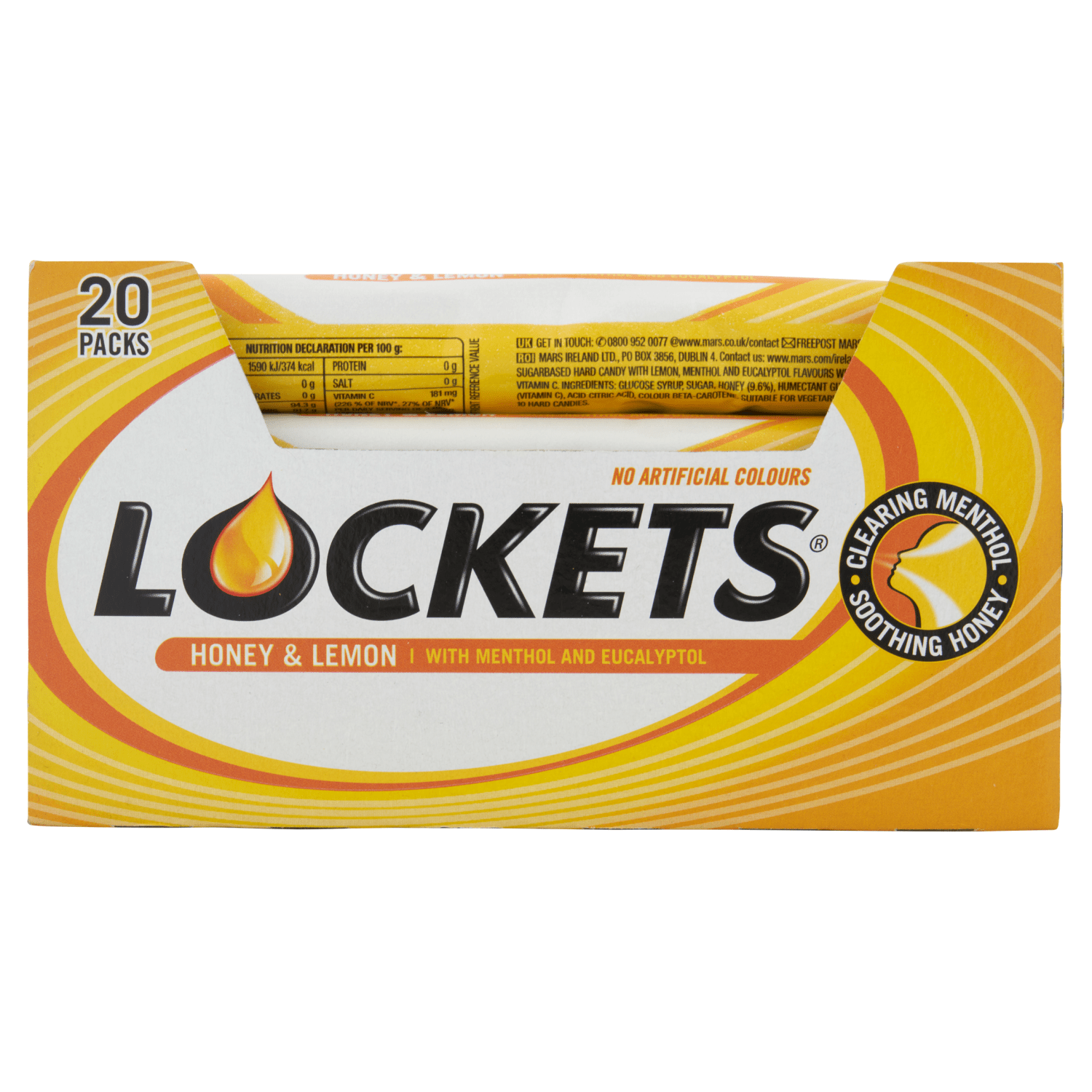 Lockets Honey & Lemon 41g - UK Food & Drink - 50159086