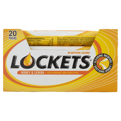 Lockets Honey & Lemon 41g - UK Food & Drink - 50159086