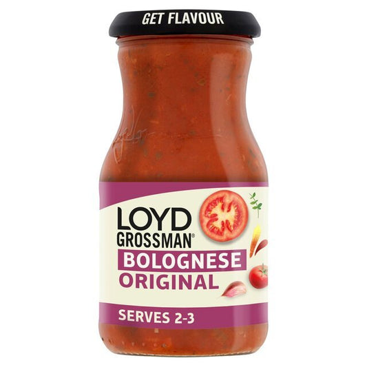 Loyd Grossman Bolognese Original Pasta Sauce 350g - UK Food & Drink - 5000354914829