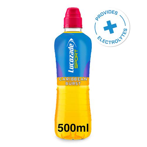 Lucozade Sport Drink Caribbean Burst 500ml - UK Food & Drink - 5054267000711