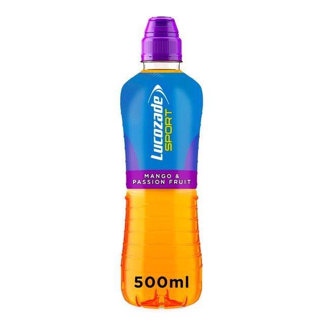 Lucozade Sport Drink Mango & Passion Fruit 500ml - UK Food & Drink - 5054267003224