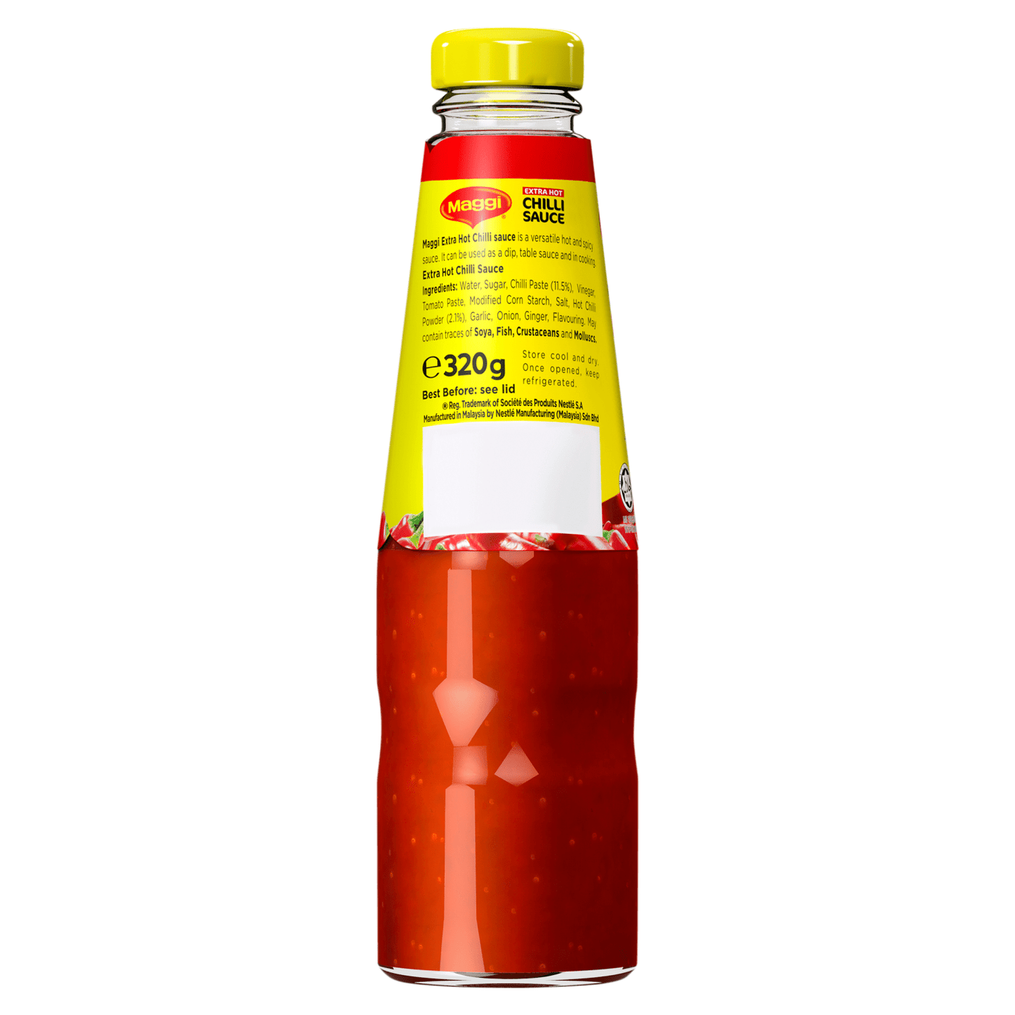 MAGGI Authentic Malaysian Extra Hot Chilli Sauce 320g - UK Food & Drink - 7616100055562