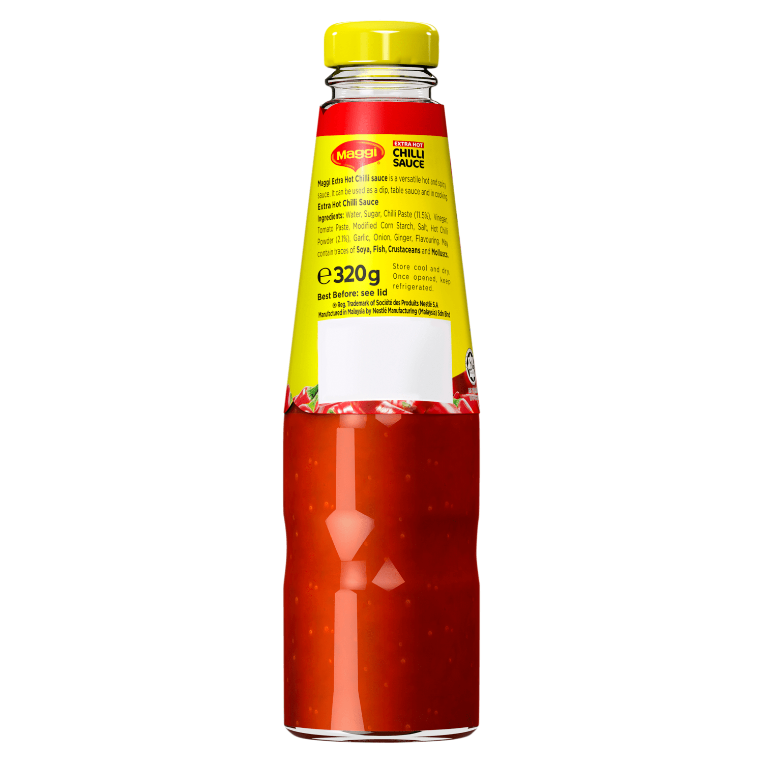 MAGGI Authentic Malaysian Extra Hot Chilli Sauce 320g - UK Food & Drink - 7616100055562