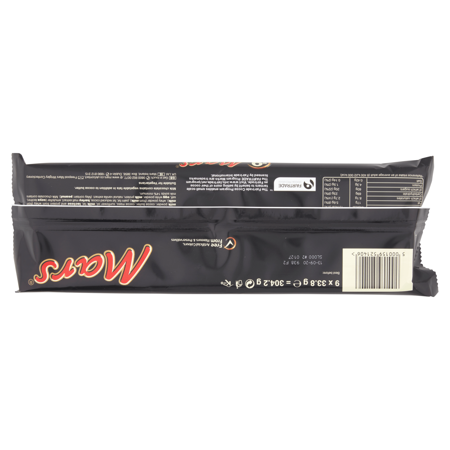 Mars Snacksize Bars 9 x 33.8g (304.2g) - UK Food & Drink - 5000159521406