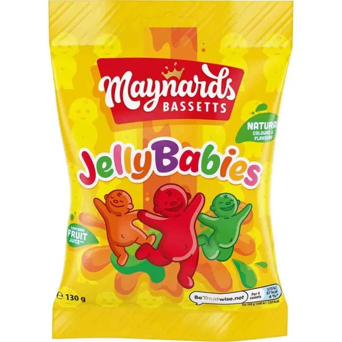 Maynards Bassetts Jelly Babies 130g - UK Food & Drink - 